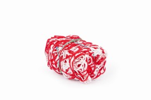 Siatka do bramki 7,32x2,44 PP/b 4 mm 80/200 biało-czerwona