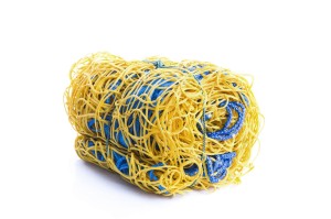 Siatka do bramki 7,32x2,44 PE 3 mm 200/200 żółto-niebieska