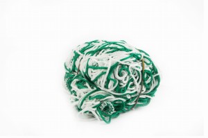 Siatka do bramki 5x2 PP/b 4 mm 80/150 biało-zielona