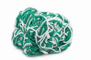 Siatka do bramki 5x2 PP/b 3 mm 80/150 biało-zielona